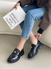 將圖片載入圖庫檢視器 預訂優惠✨Rose Leather Loafers