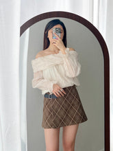Load image into Gallery viewer, Belted Plaid Skort