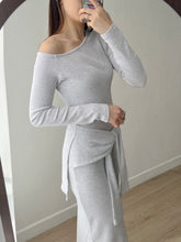 將圖片載入圖庫檢視器 Knotted Shoulder Dress