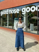 將圖片載入圖庫檢視器 Pocket Denim Slit Skirt
