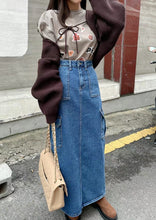 將圖片載入圖庫檢視器 Pocket Denim Slit Skirt