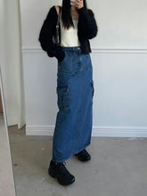 將圖片載入圖庫檢視器 Pocket Denim Slit Skirt