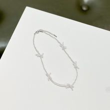 Load image into Gallery viewer, Mini Ribbon Pearl Necklace
