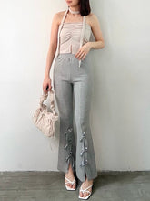 Load image into Gallery viewer, Ribbon Slit Pants