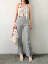 Load image into Gallery viewer, Ribbon Slit Pants