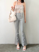 Load image into Gallery viewer, Ribbon Slit Pants