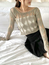 Load image into Gallery viewer, Summer Mesh Knit Top