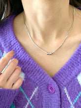 Load image into Gallery viewer, S925 Bowtie Necklace