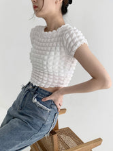 Load image into Gallery viewer, Bubble Cropped Top