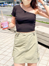 Load image into Gallery viewer, Cotton One Shoulder Top