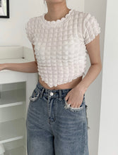 Load image into Gallery viewer, Bubble Cropped Top