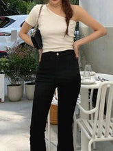 Load image into Gallery viewer, Cotton One Shoulder Top