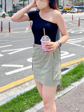 Load image into Gallery viewer, Cotton One Shoulder Top