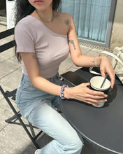 Load image into Gallery viewer, Cotton One Shoulder Top