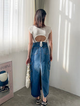 將圖片載入圖庫檢視器 Pocket Denim Slit Skirt