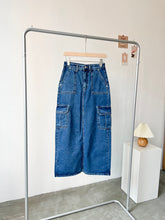 將圖片載入圖庫檢視器 Pocket Denim Slit Skirt