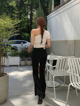 Load image into Gallery viewer, Cotton One Shoulder Top