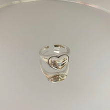 Load image into Gallery viewer, S925 Heart Ring