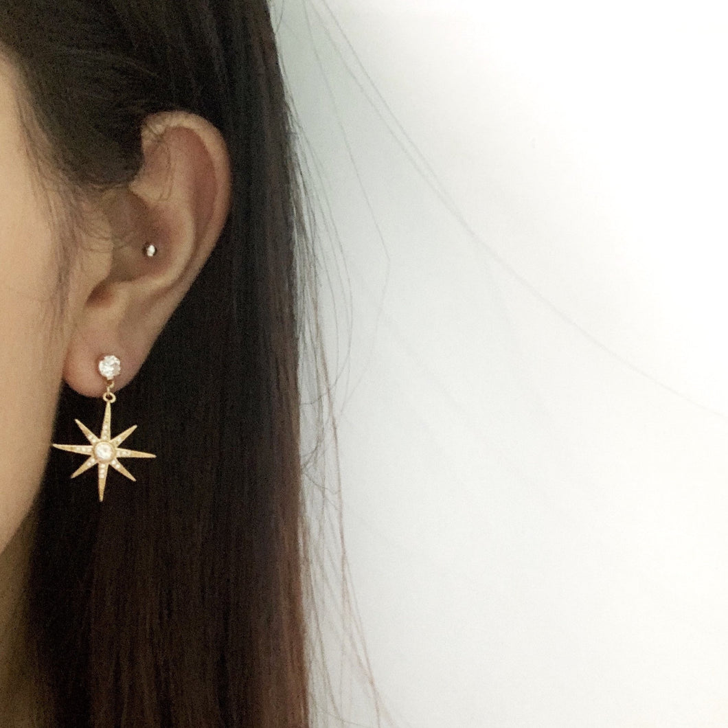 Sun Star Earrings