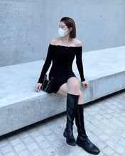 Load image into Gallery viewer, Off Shoulder Ruffle Dress