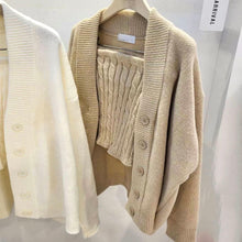 將圖片載入圖庫檢視器 Winter Knit Cardigan Set