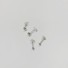 Load image into Gallery viewer, S925 Basic Ball Earrings