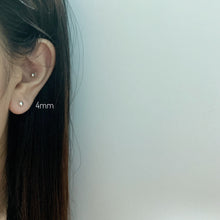 Load image into Gallery viewer, S925 Basic Ball Earrings