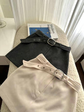 將圖片載入圖庫檢視器 Wool Belt Skirt