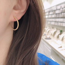 Load image into Gallery viewer, S925 Circle Earrings