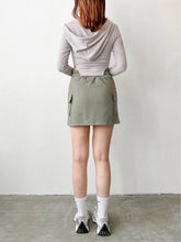 Load image into Gallery viewer, Boyfriend Cotton Skirt