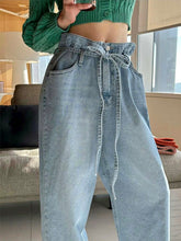 Load image into Gallery viewer, Ribbon Wrap Jeans