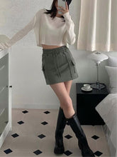 Load image into Gallery viewer, Boyfriend Cotton Skirt