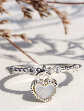 Load image into Gallery viewer, S925 Heart Lock Ring