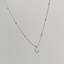 Load image into Gallery viewer, S925 Heart Stone Necklace