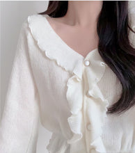 Load image into Gallery viewer, Ruffle Cardigan