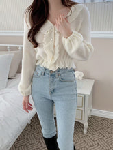 Load image into Gallery viewer, Ruffle Cardigan