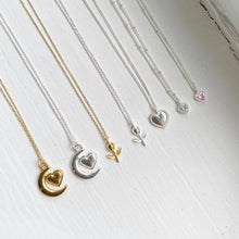 Load image into Gallery viewer, S925 Heart Stone Necklace
