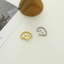 Load image into Gallery viewer, Pearl Heart Ring