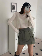 Load image into Gallery viewer, Boyfriend Cotton Skirt
