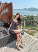 將圖片載入圖庫檢視器 Floral Ribbon Slit Dress