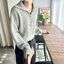 Load image into Gallery viewer, Cozy Zipper Knit Top