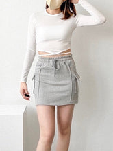 Load image into Gallery viewer, Boyfriend Cotton Skirt