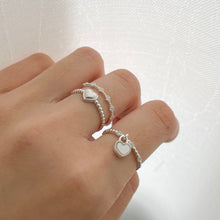 Load image into Gallery viewer, S925 Heart Lock Ring