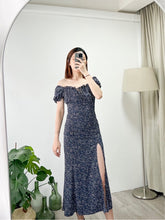 將圖片載入圖庫檢視器 Floral Ribbon Slit Dress