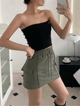 Load image into Gallery viewer, Boyfriend Cotton Skirt