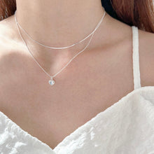 Load image into Gallery viewer, S925 Heart Stone Necklace Set