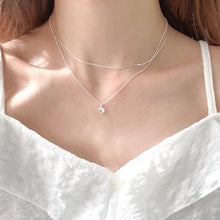 Load image into Gallery viewer, S925 Heart Stone Necklace Set