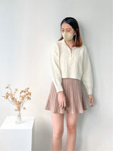 Load image into Gallery viewer, Cozy Zipper Knit Top