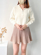 Load image into Gallery viewer, Cozy Zipper Knit Top