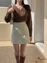 Load image into Gallery viewer, Lady Button Skirt